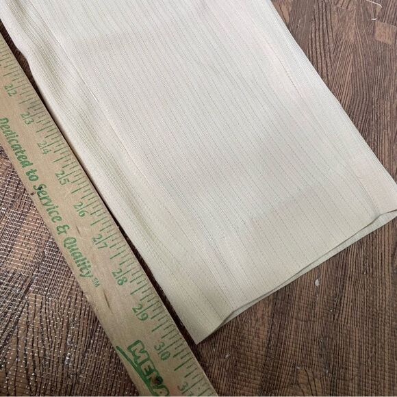 Vtg Giorgio‎ Armani Pants Italy Taupe Straight Leg Trousers Bow Pants 27X30 - Picture 10 of 10